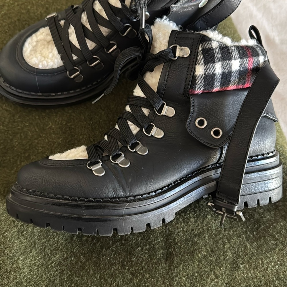 Sugar Black and white boots